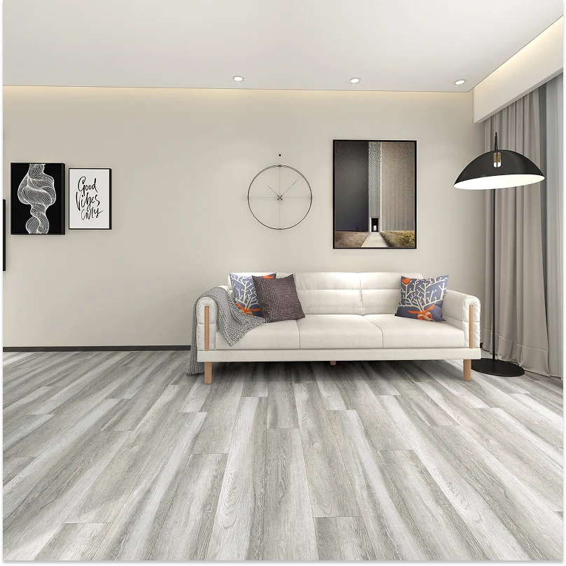Light Grey Oak SPC flooring UK waterproof wood effect flooring