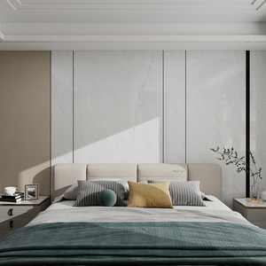 Light grey marble effect wall panels for modern elegant interiors