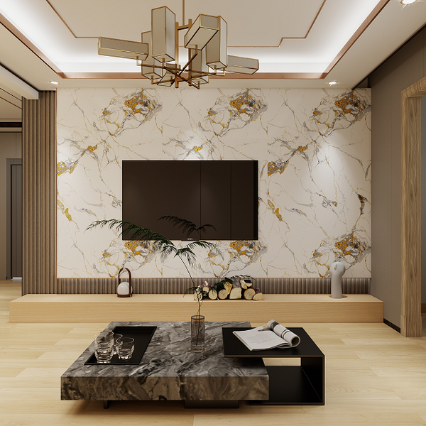 Luxury marble effect wall panels for high-end interior design