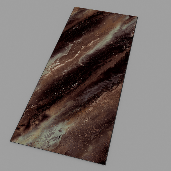 Molten mocha wall panels for warm 