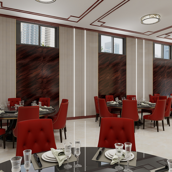 Molten mocha wall panels for warm and modern interior design