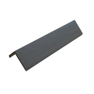 Neowall Anthracite Grey SlatWall edge seal trim for clean and seamless panel edge finishing