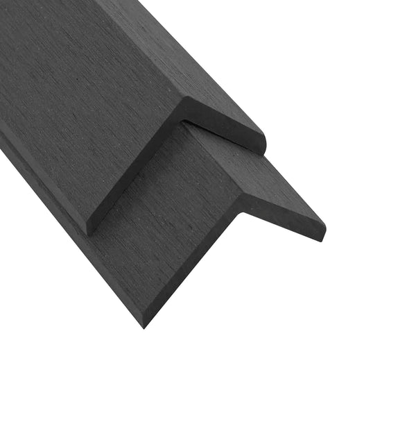 Neowall Charcoal Edge Seal for composite decking board edges – 41mm decking trim for a clean and professional deck finish