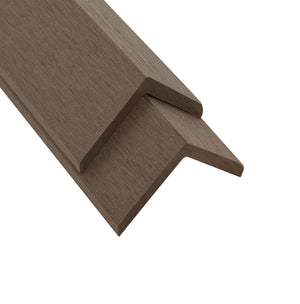 Neowall Chocolate Brown Edge Seal for composite decking boards – 41mm decking trim for covering exposed deck board edges