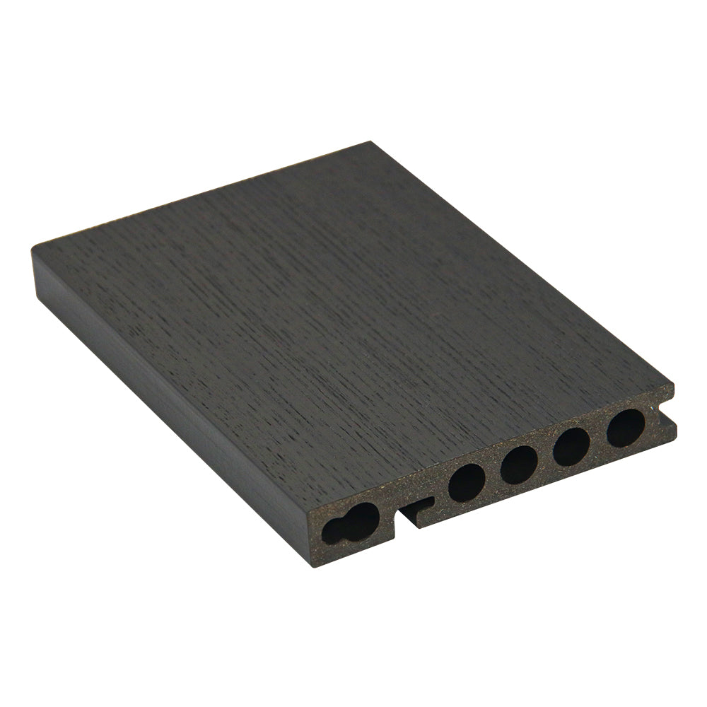 Neowall Co Extrusion Nosing Board Anthracite for decking steps and deck edge finishing