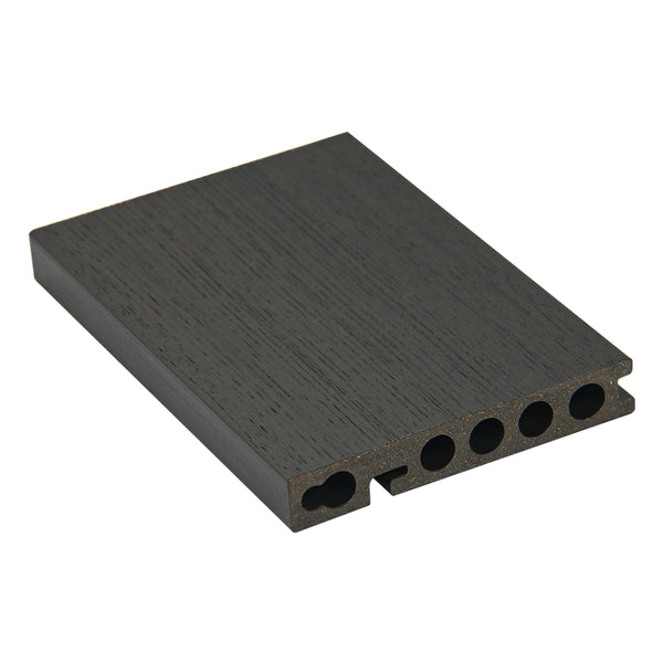 Neowall Co Extrusion Nosing Board Anthracite for decking steps and deck edge finishing