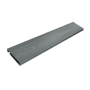 Neowall Composite Decking Bull Nose – Grey rounded edge decking board for steps and deck edges