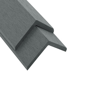 Neowall Grey Edge Seal for composite decking boards – 41mm decking trim for covering exposed deck board edges