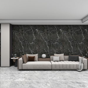 Neowall Vellura Graphite Marble wall panels with dark marble-effect finish