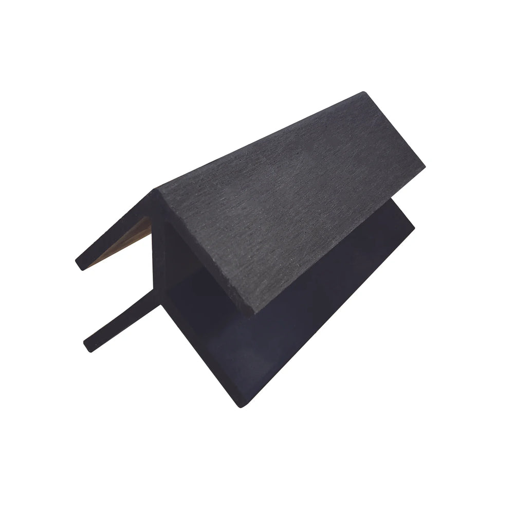Neowall anthracite grey external end trim for composite cladding edges