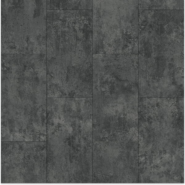 Neowall anthracite marble SPC flooring modern dark interior design