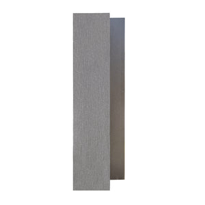 Neowall grey cladding U trim installed on panel edges for clean finish