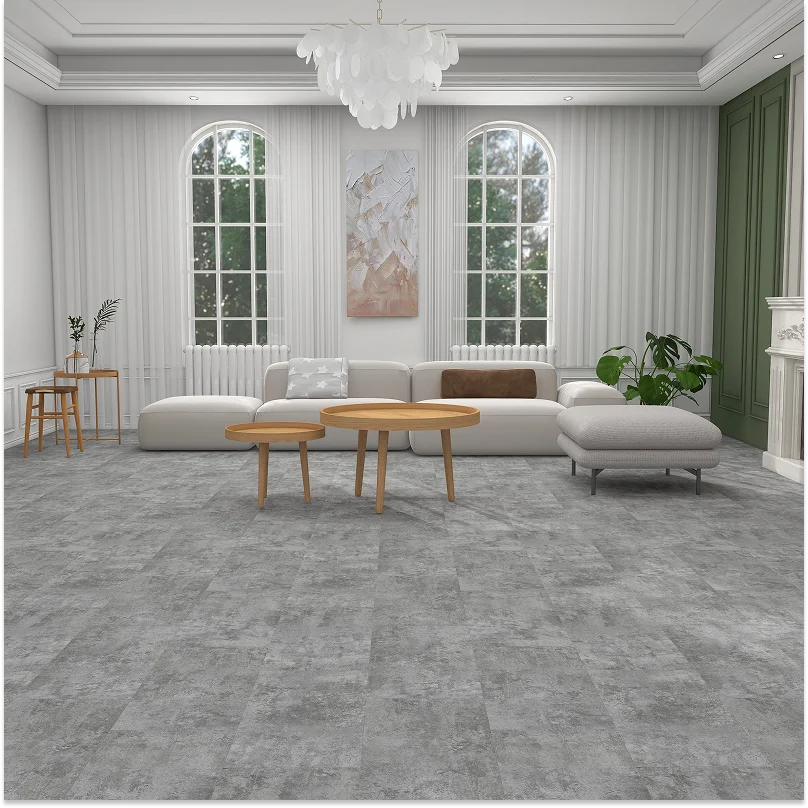 Neowall marble grey SPC flooring modern interior design UK