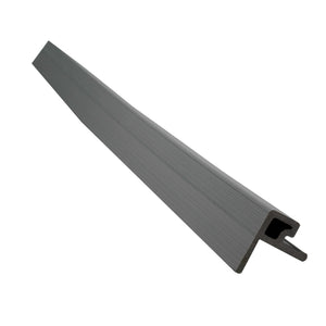 Blackline Slatwall End Trim Cement Grey