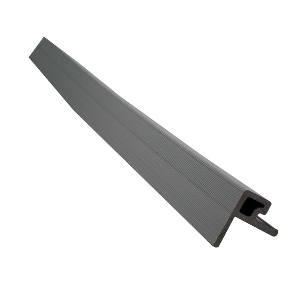Blackline Slatwall End Trim Cement Grey