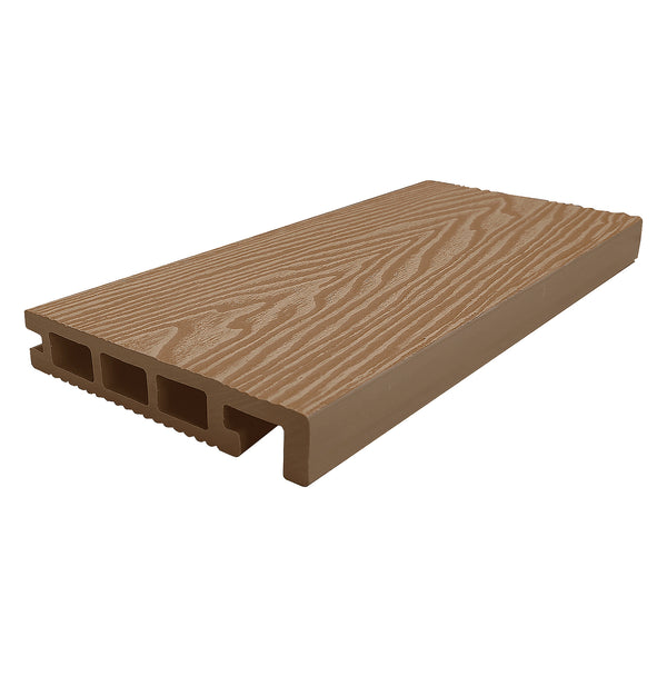 Composite Decking Bull Nose - Teak