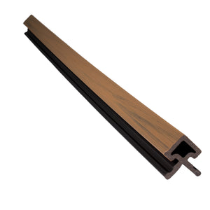 Blackline Slatwall External Trim Teak