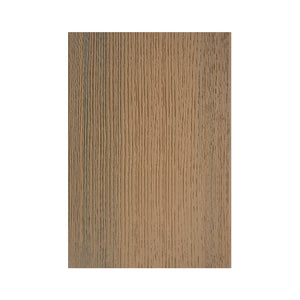Teak co extrusion composite decking nosing board showing rounded step edge profile