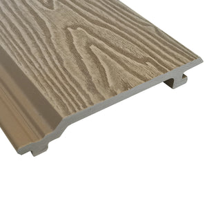 Teak colour exterior cladding panels for modern outdoor walls