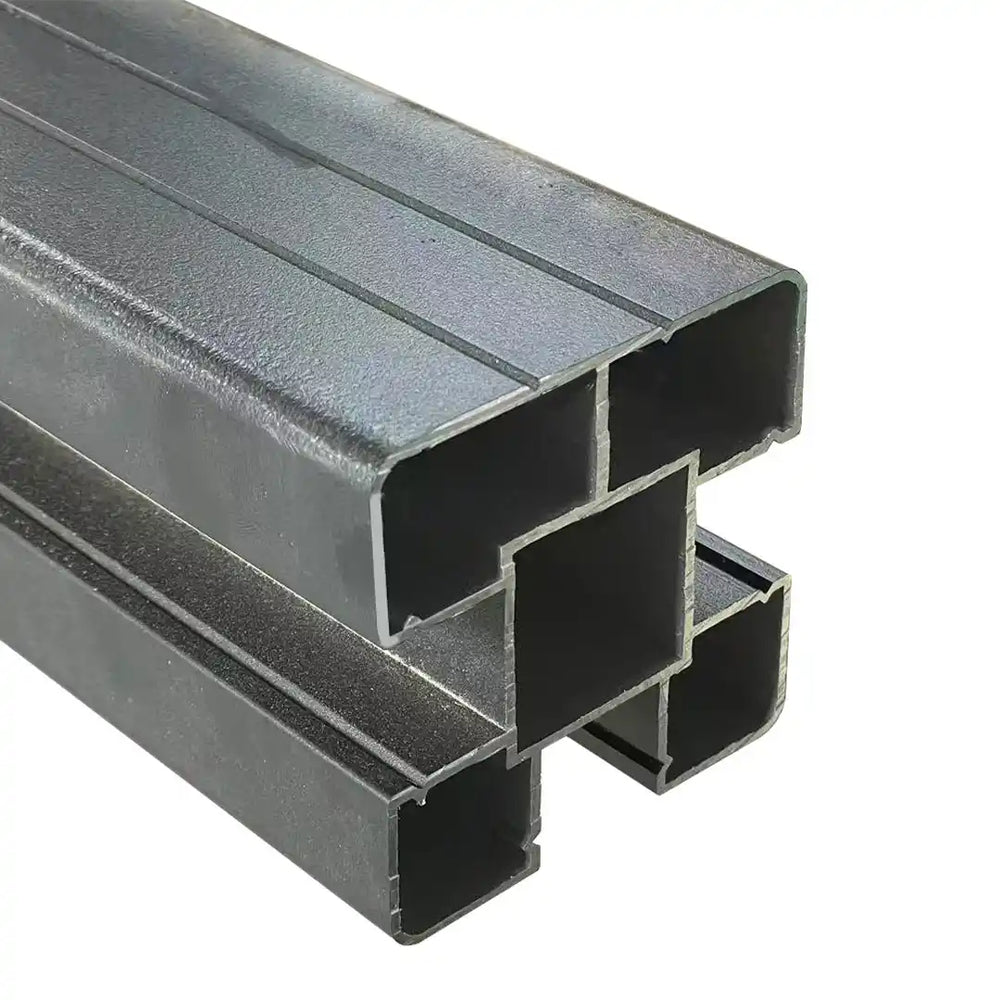 Tri Slit Aluminium Post for composite fencing installation