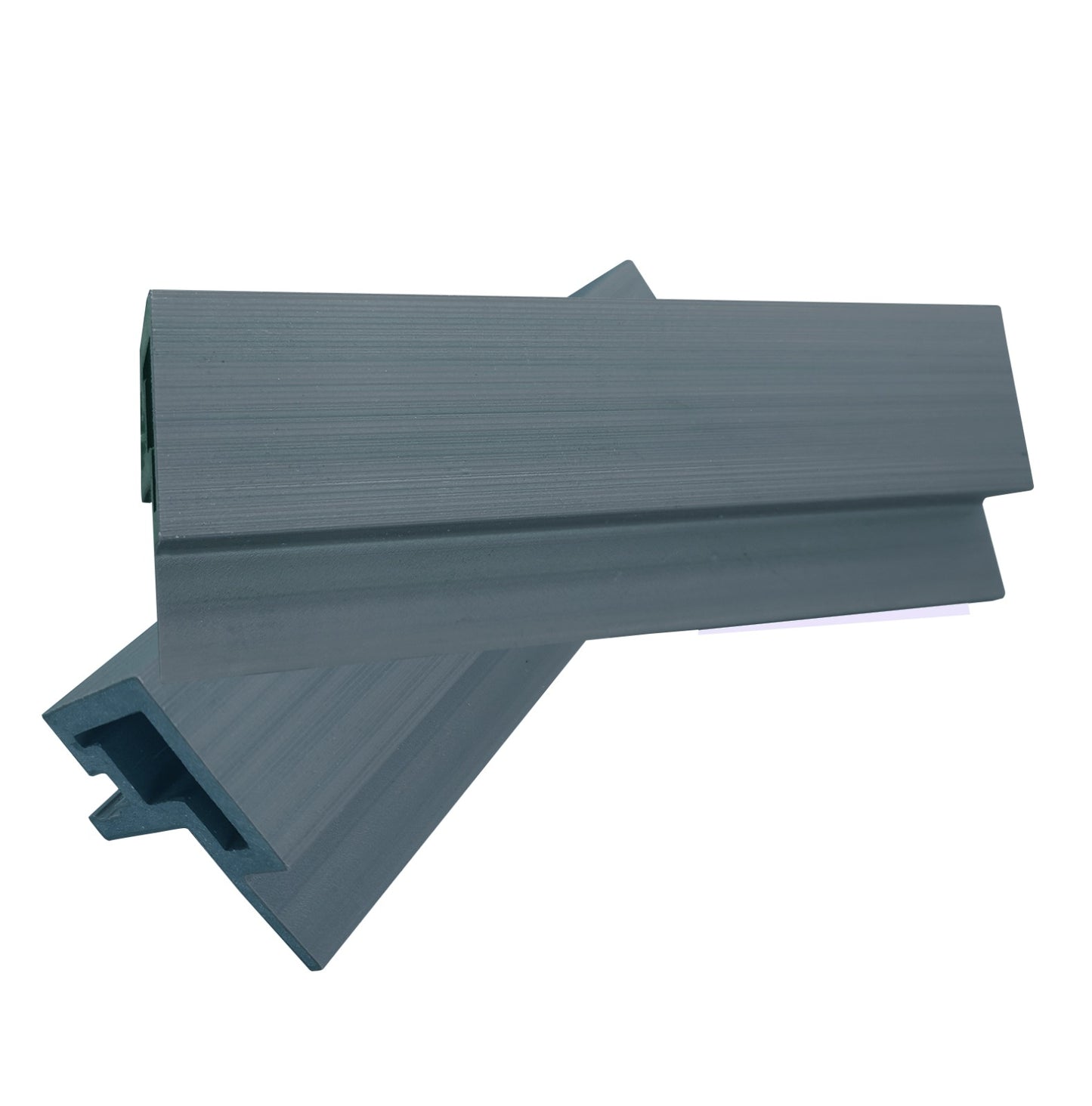 Blue Grey External Slat Wall Trim