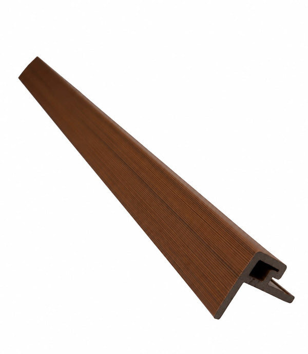 Blackline Slatwall End Trim Chestnut
