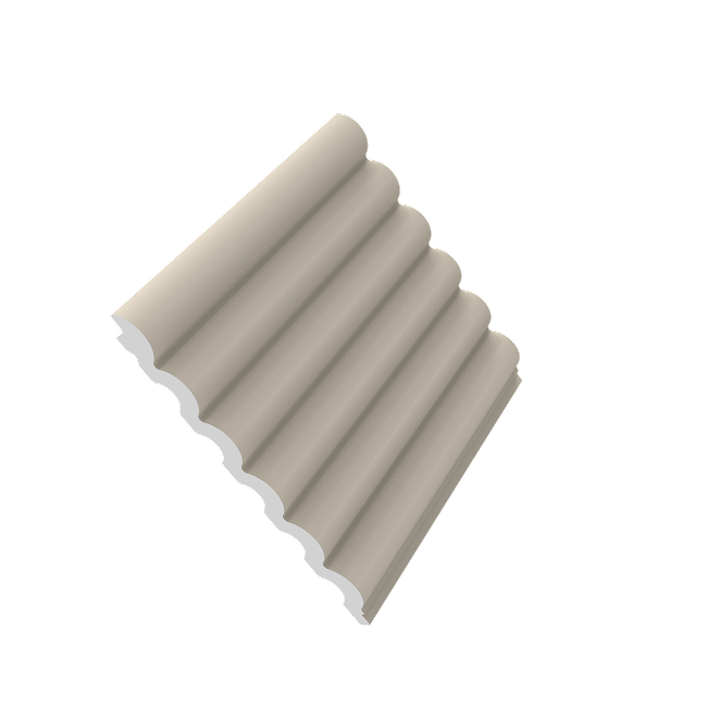 Aluvo Half Round White