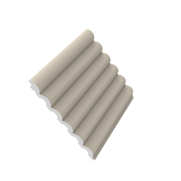 Aluvo Half Round White