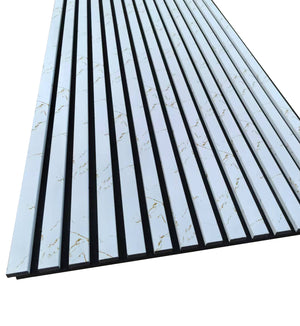 Acoustic Panel - White Gold Marble