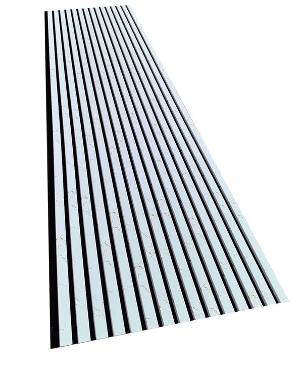 Acoustic Panel - White Gold Marble