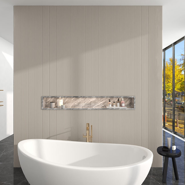 Aluvo Half Round White