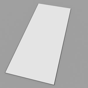 White gloss wall panels for bright and minimalist interior design