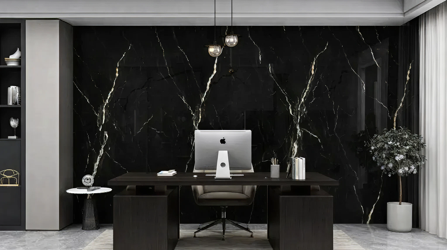 Vellura Wall Panels Graphite Marble before image