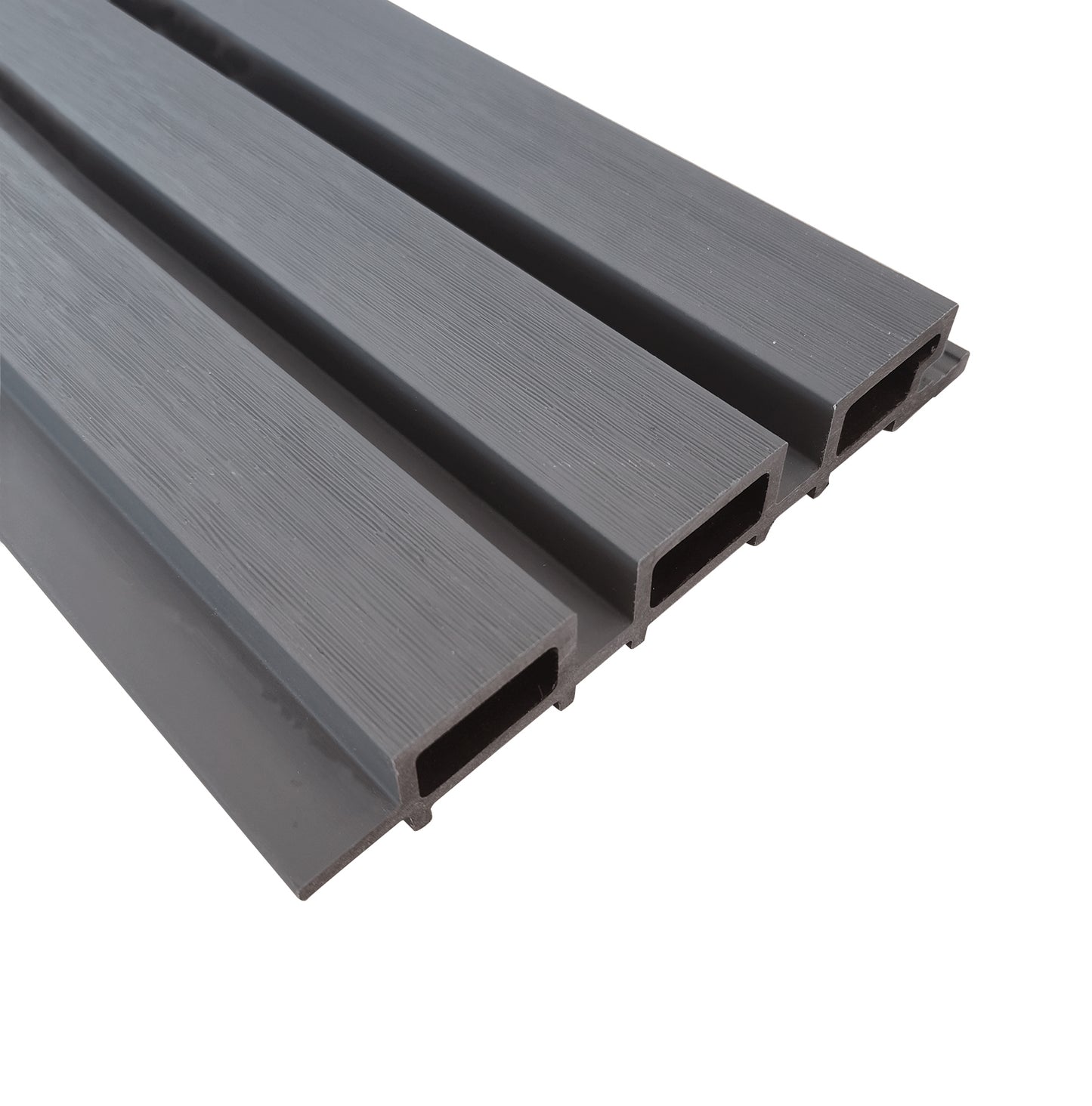 3.6m Composite Slat Wall - Anthracite Grey