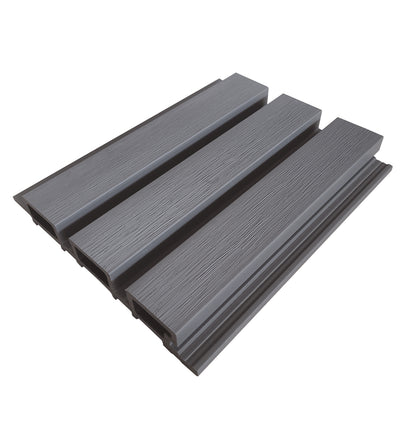 3.6m Composite Slat Wall - Anthracite Grey