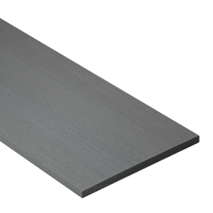 Cement grey composite decking fascia board by Neowall for outdoor deck finishing