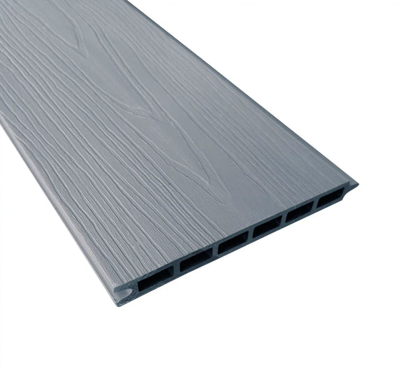 Grey Composite Fencing Panels for a modern,