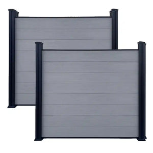 Low maintenance anthracite composite fencing panels UK