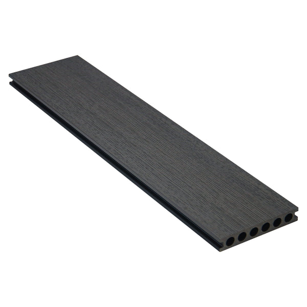  decking board with capped surface