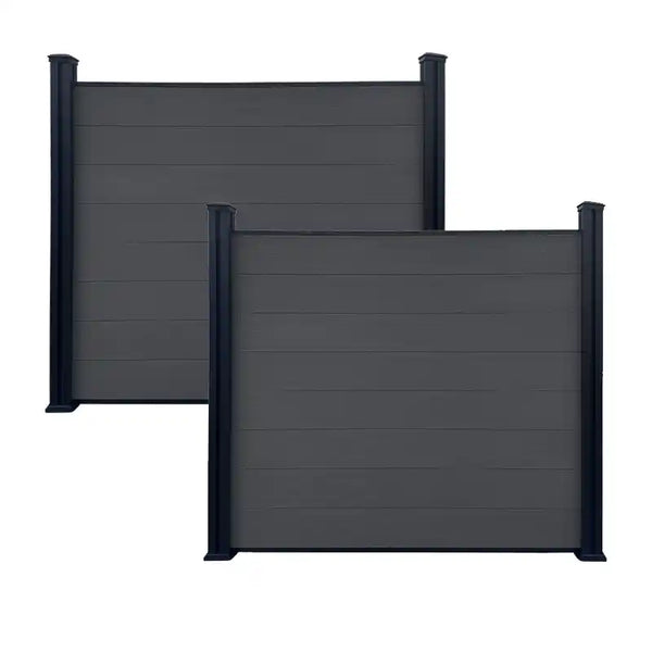Low maintenance charcoal garden fencing panels UK