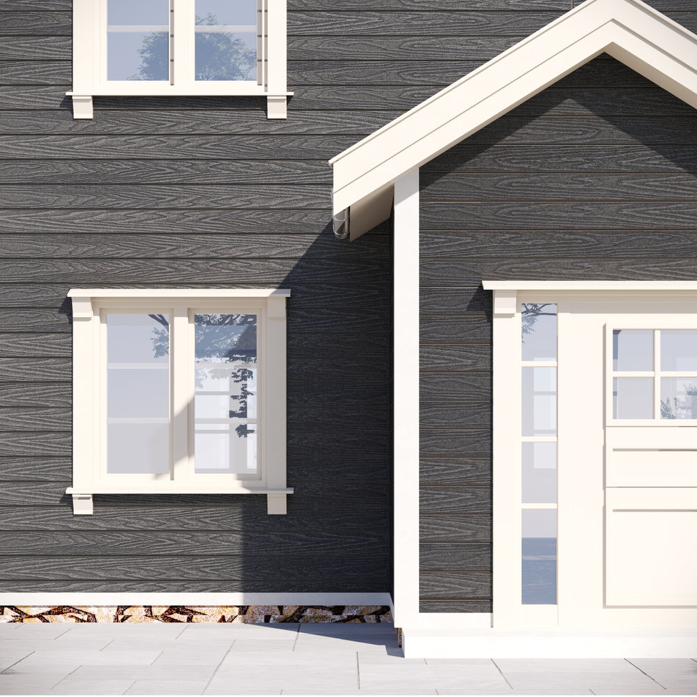 Neowall grey composite cladding panels for modern exterior wall design