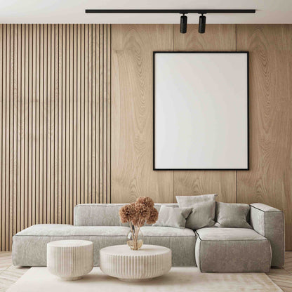 2.4m Acoustic Panel - Natural Oak